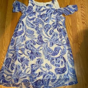 Cute Blue & White Dress